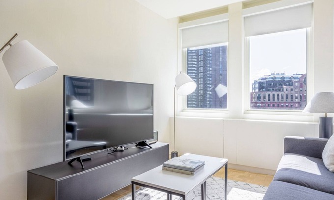 Prudential - St. Botolph Apartment | Deluxe Back Bay Studio w/W/D nr Newbury St, by Blueground