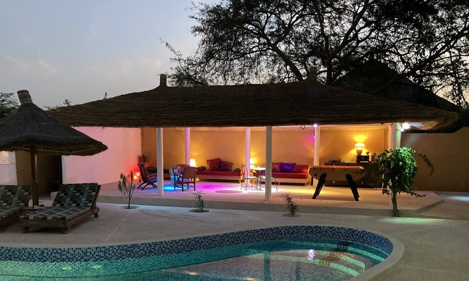 Ndangane Bed & Breakfast | Deluxe Double Room in Villa with Sauna and Pool
