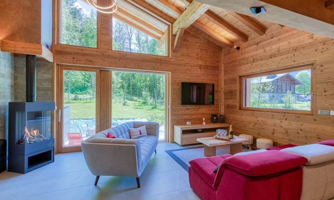 Chamonix-Mont-Blanc Ski Chalet | Demi-chalet 888 Luxe - Jacuzzi & Sauna