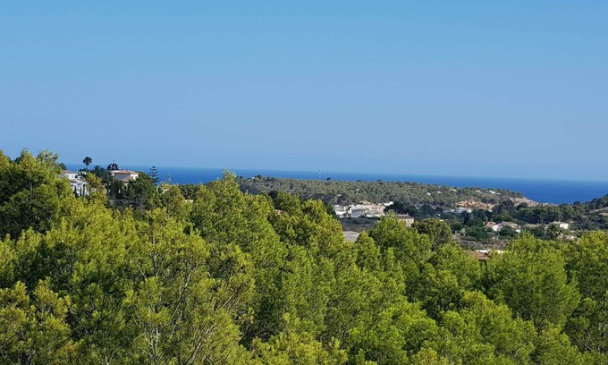 Altea la Vella House | Detached house with terrace in the middle of a pine forest with sea view