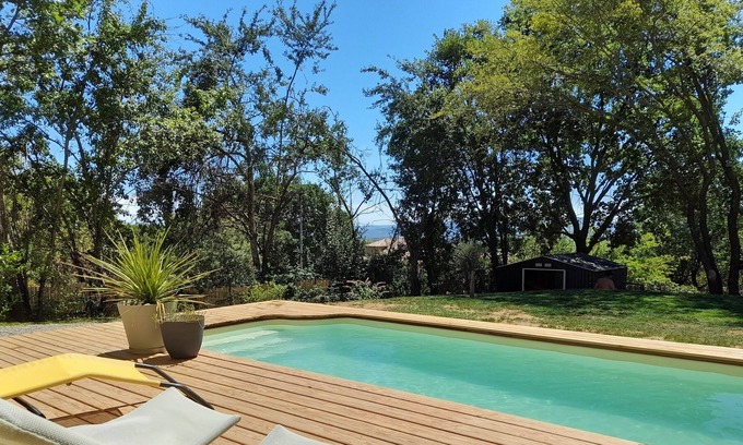 Payzac House | Detached house South Ardèche private swimming pool