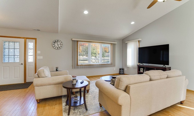 Detroit Lakes House | Detroit Lakes Home: Walk to Marina!