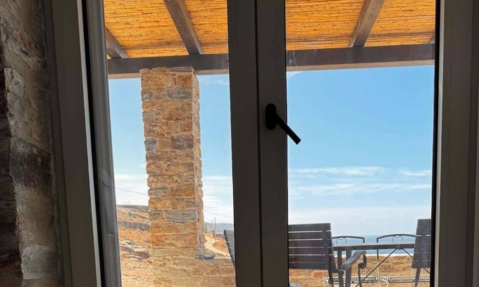 Koundouros Apartment | Discover Tzia Stone Studio where Modern Design meets Inspiring Sea Views