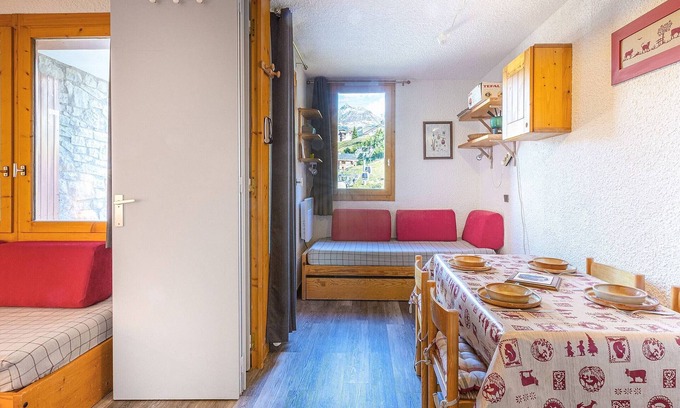 Bellentre Apartment | Divisible studio for 4, equipped kitchen, near slopes