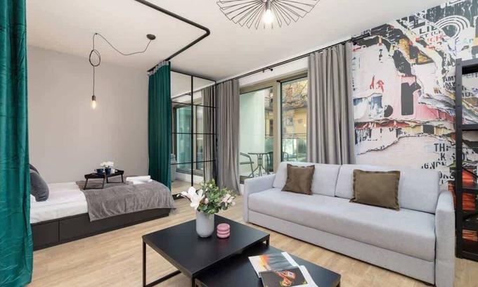Stare Podgorze Apartment | Długosza 4 | Elegant Studio with a Balcony