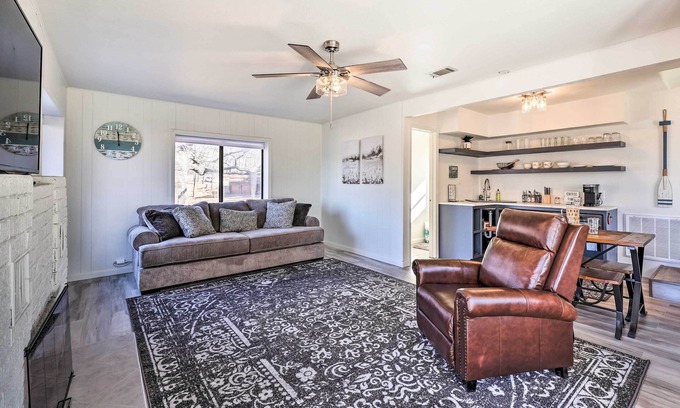 Grove House | Dock & Pool Access: Lakefront Grove Home!