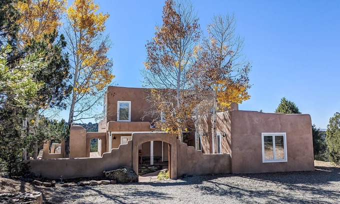 Valdez House | Dog-friendly home on 11 acres overlooking nt'l forest with fireplaces & patio