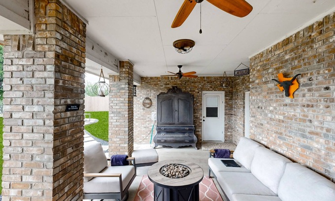 Austin House | Dog-friendly house with private pool, patio, grill, central AC, & washer/dryer