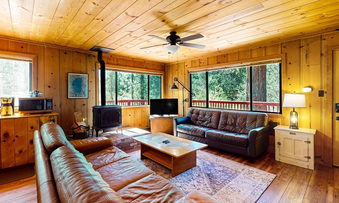 Black Bart House | Dog-friendly mountainview cabin with free WiFi - secluded with room to roam