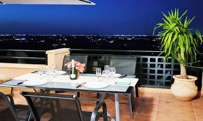 Pedreguer Apartment | Dolce Vita Apart 4 people swimming pool and sea views