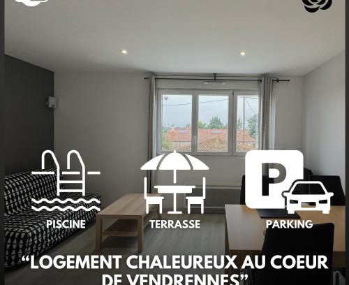 Vendrennes Apartment | Domaine des 5 Roses - Rose Sombre
