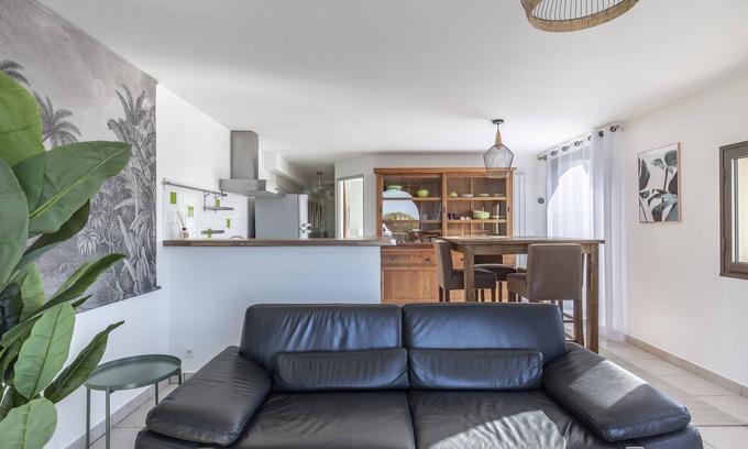 Villerville Cottage | Domaine du Grand Bec - Le Tennis, swimming pool, tennis, beach, sea view