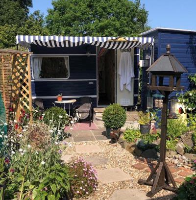 Heligan Bed & Breakfast | Down The Garden Path Vintage Caravan B&B , Dartmoor