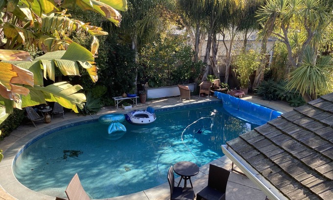 Eastside Santa Cruz House | Dream beach house with private yard, pool, and hot tub