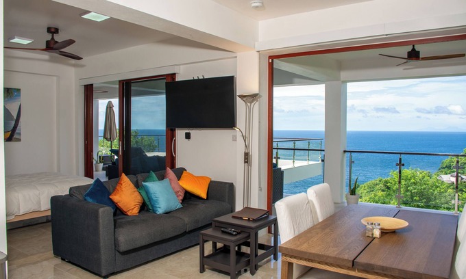 Marigot Bay Apartment | Dream Caribbean Sea View Luxurious Studio, Marigot, Saint Lucia