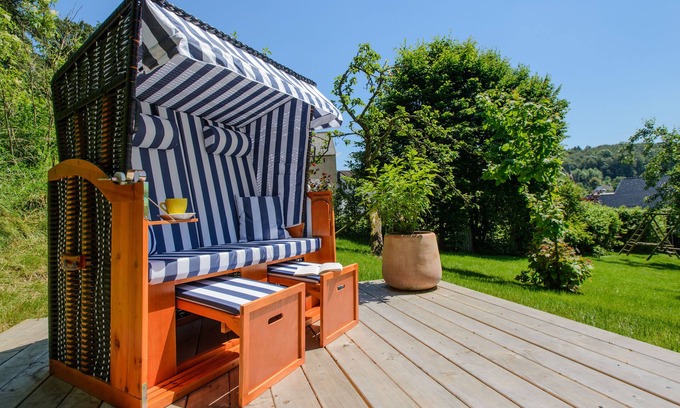 Berlingen House | Dream holiday home with sauna and fairy-garden