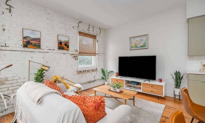 Historic District - North Condo | Dreamy Luxury Downtown Boho Loft | Bikes Included