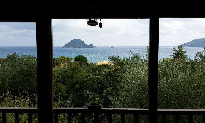 Porto Koukla Villa | Dreamy secluded villa with sea views and beach in Zakynthos National Marine Park