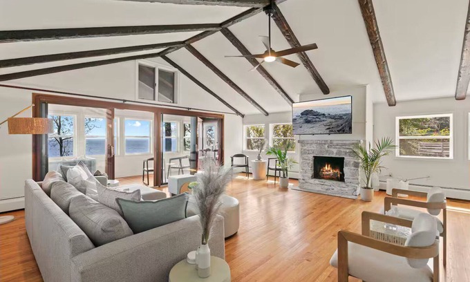 Chesapeake Ranch Estates-Drum Point House | Driftwood Haven, Chesapeake Bay views throughout