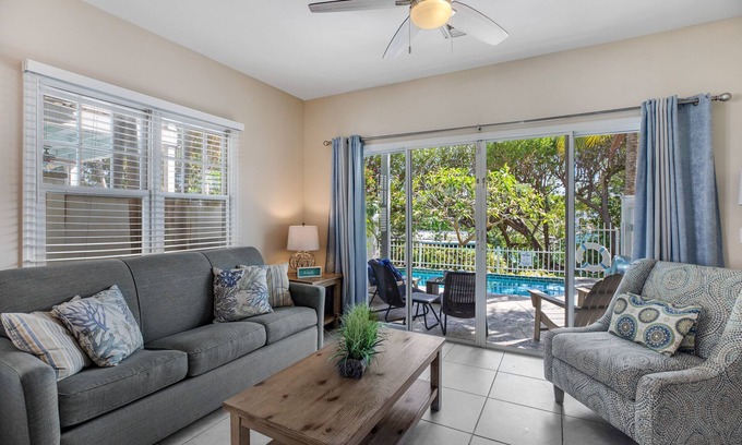 Marathon Villa | Duck Key waterfront villa with private pool, kayak, SUP, washer/dryer & AC