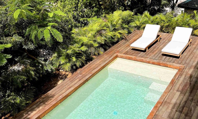 Anse Marcel Apartment | Duplex in Anse Marcel with private pool, WiFi, air conditioning and concierge service