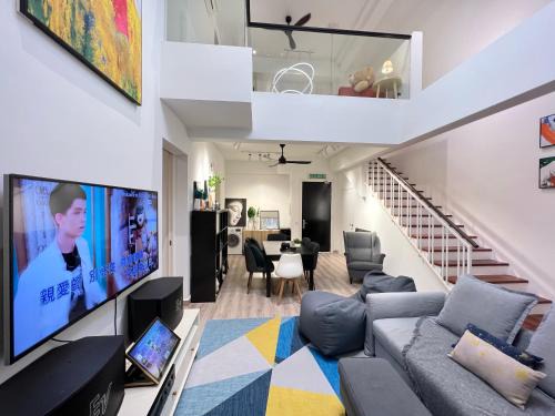Gelang Patah Apartment | Duplex Town House at EcoBotanic Near Legoland with Netflix and KTV System