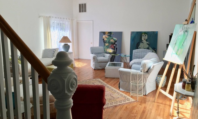 East Hampton North House | East Hampton artist retreat, short walk to Town, shopping and restaurants.