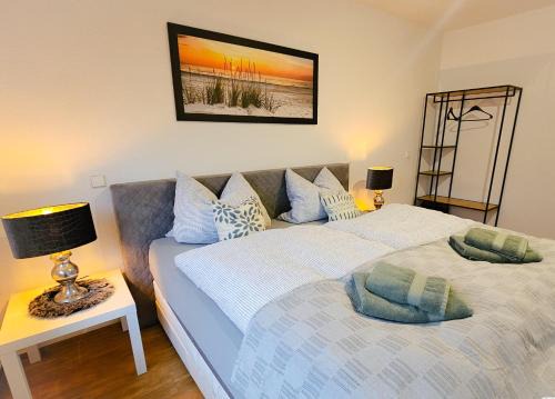 Meppen Apartment | EcoCube 142 - Balkon, 3Zimmer, Schlafsofa, Waschmaschine, Backofen, 6Pers