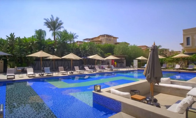 New Cairo Apartment | Elegant apartment with Garden at Hydepark compound newcairo