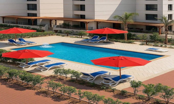 Suez Canal Ski Chalet | Elegant Beachfront Flat