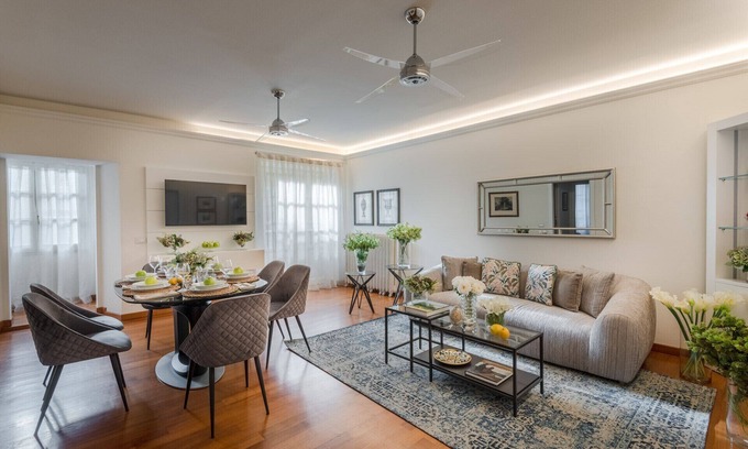 Lucca Historical Center Apartment | Elegant Modern Apartment with Terrace in Historic Lucca