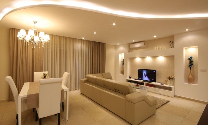 Sliema Apartment | Elegant, Superior & Spacious 2 Bedroom corner apartment with communal pool