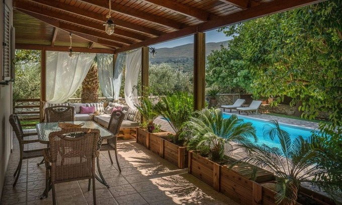 Fiolitis Villa | Elegant Zante Villa | 4 Bedrooms | Villa Eleonas | Private Pool | Short Drive.