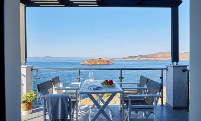 Anaxos Villa | Eleia Seafront Villa with Private Pool & Sea View