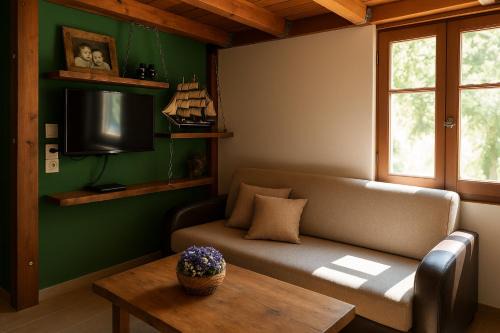 Zaros Apartment | Eleni's Traditional Home with Barbeque