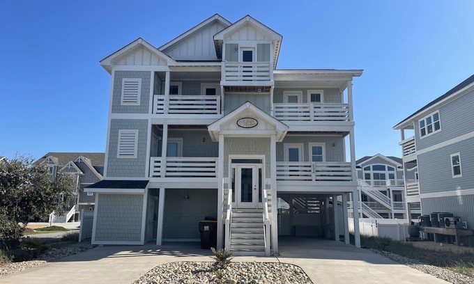 Ocean Sands House | Elevator*Steps to the Beach*Private Pool*Hot Tub*