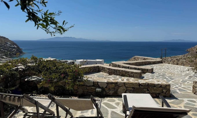 Elia Villa | Elia Oasis 2 Bd Magic Villa w Panoramic Sea Views