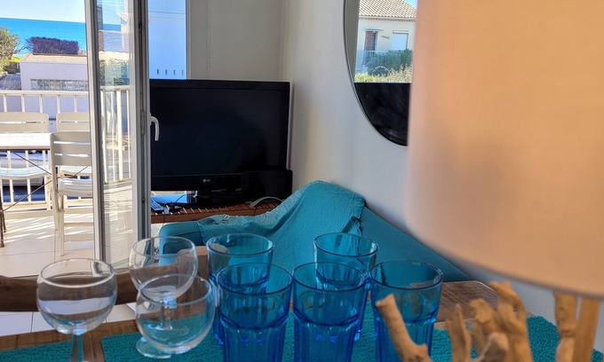 Carnon-Plage Villa | Embrasse moi à Carnon Plage! 3ch. 8 Pers. APT Terrasse