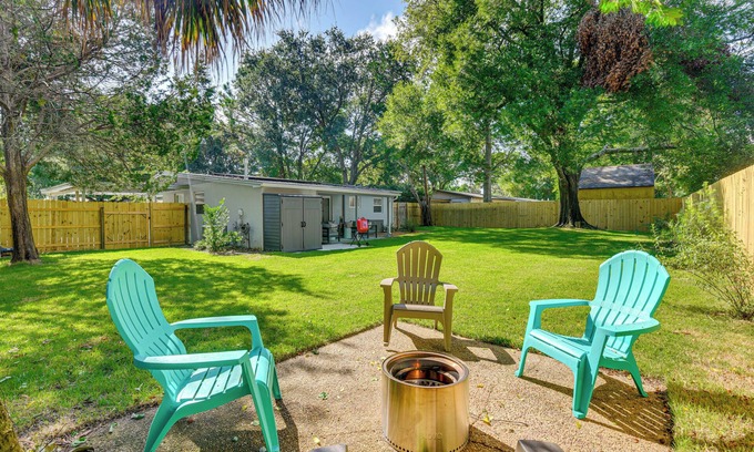 Mary Esther House | Emerald Coast Home: Outdoor Entertainment Area!