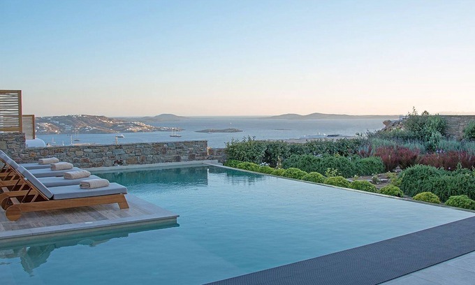 Tourlos Villa | Endearing Mykonos Villa | Villa Riddle | 5 Bedrooms | Breathtaking Sea Views |.