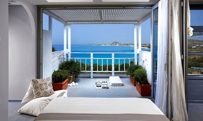 Maragas Apartment | Endearing Naxos Apartment | Lume Apartment | Private Beach Access |.