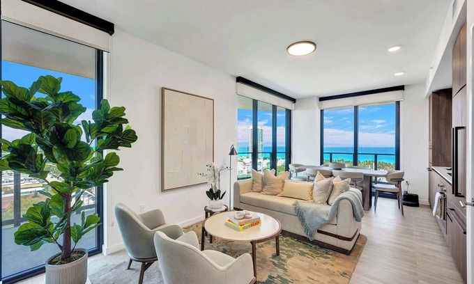 North Beach Condo | Endless Views from this Elegant 4BR Miami Beach Retreat