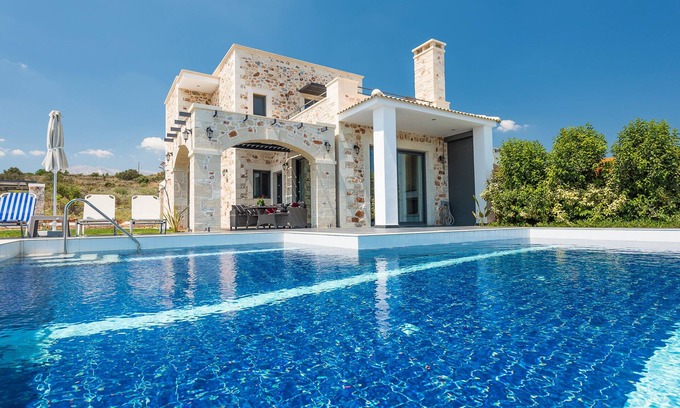 Douliana Villa | Enid Villa with private pool and amazing view