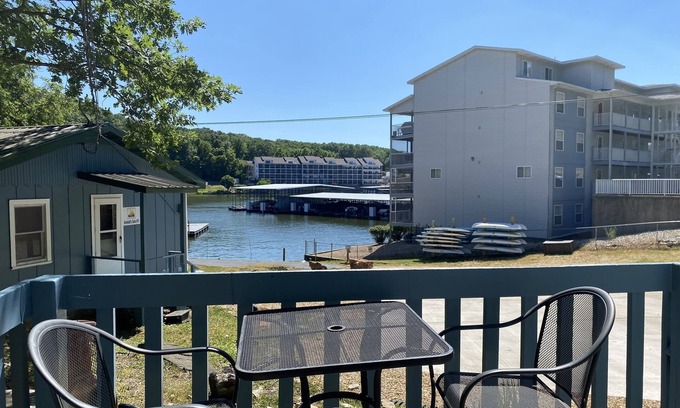 Camdenton Cabin | Enjoy the Quiet Side of the Lake With Resort Amenities + Pool. Pet friendly!