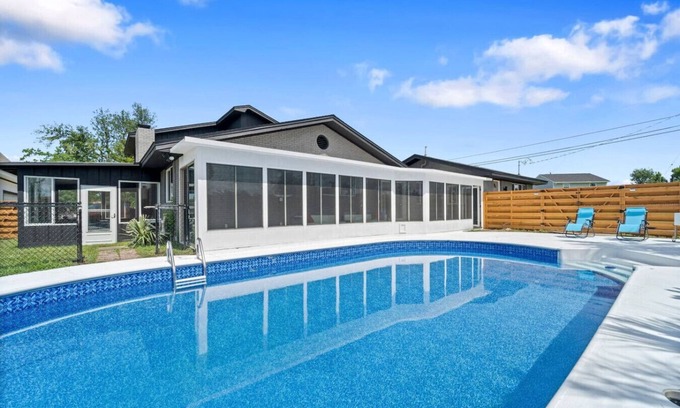 Panama City House | Epic 5BR w/Game Room | Pool + Hot Tub + Hammocks