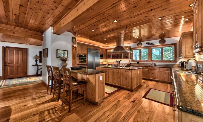 Tahoe Keys House | Epic Waterfront Estate, Dream Kitchen, Mountain Views, Dock, Hot Tub, Grill: Lakeside Estate