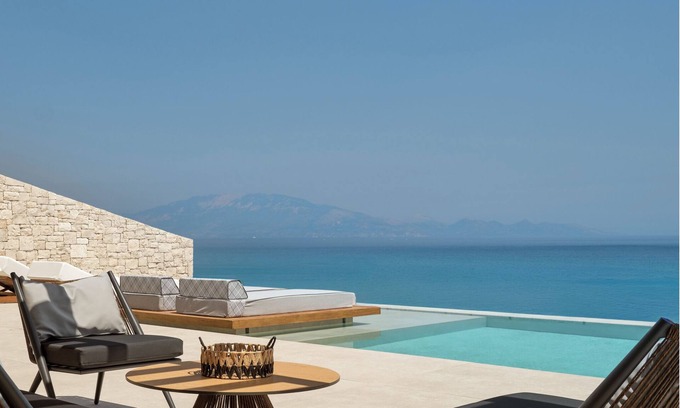 Skinaria Villa | Esthesis Beachfront Villa II, with Heated Pool