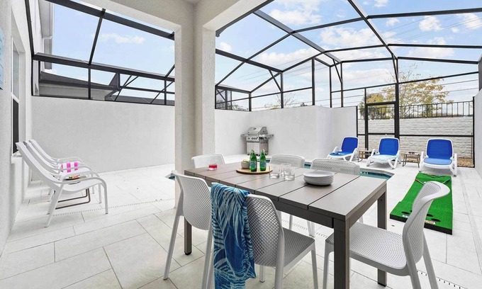 Florida Center House | Ethan’s Escape | Cozy, chic retreat w/island theme BR, pool - next to Universal