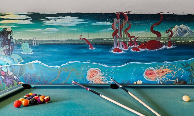 West End House | EV Charger-Spacious! Peek-a-Boo Water View+Game Room - Pool Table
