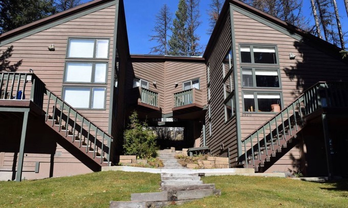 Whitefish Condo | Excellent Location, Ski-in Ski-out, PRIVATE Hot Tub and large deck.